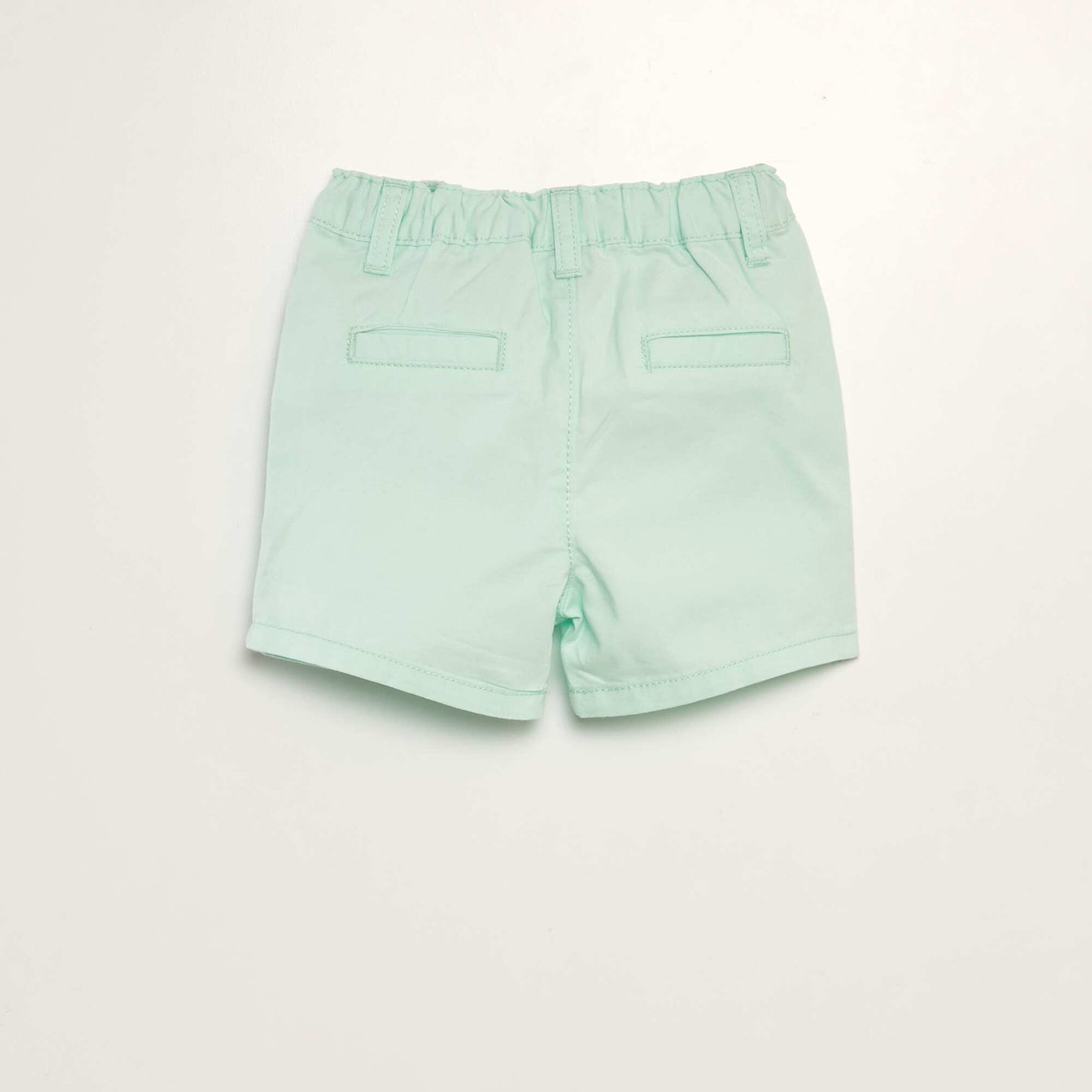 Short chino de sarga VERDE