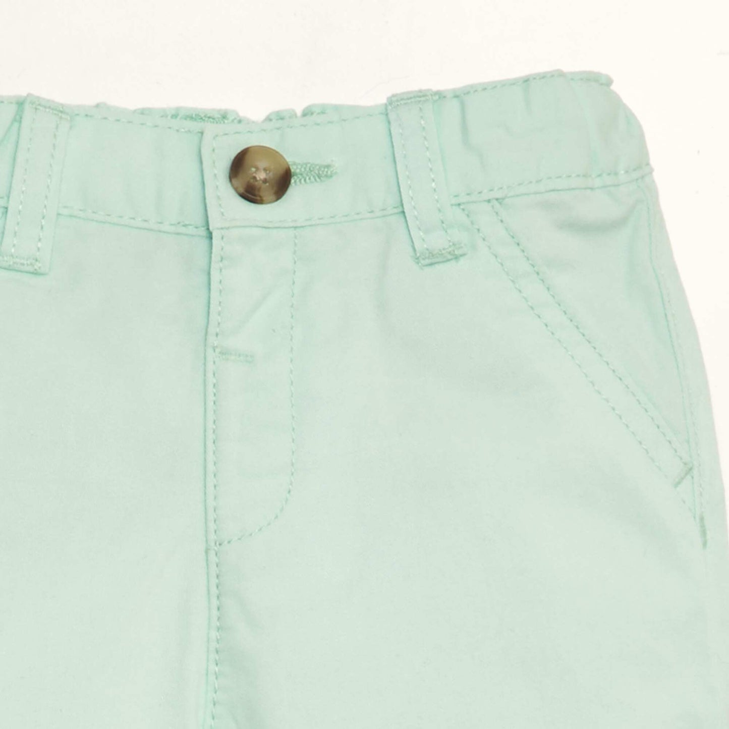 Short chino de sarga VERDE