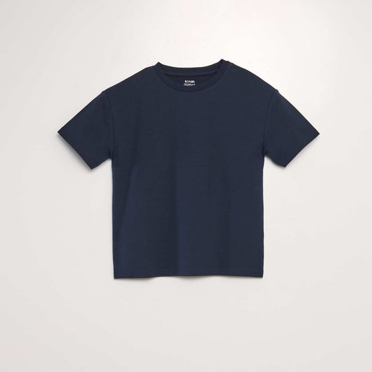 Camiseta lisa de punto grueso - Tough Cotton¿ azul