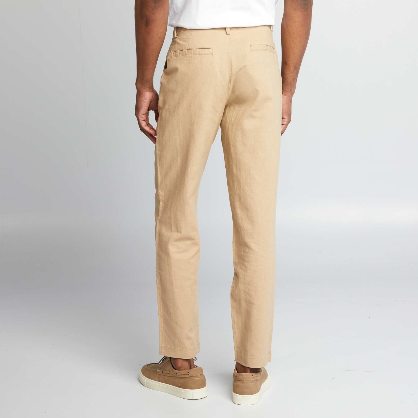 Pantalón chino recto BEIGE