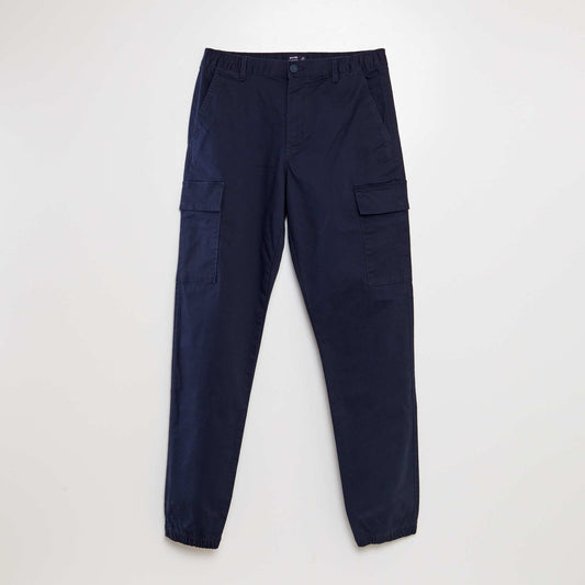 Pantalón con bolsillos cargo AZUL