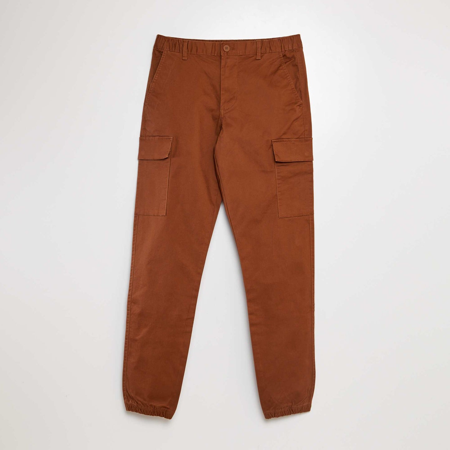 Pantalón con bolsillos cargo NARANJA