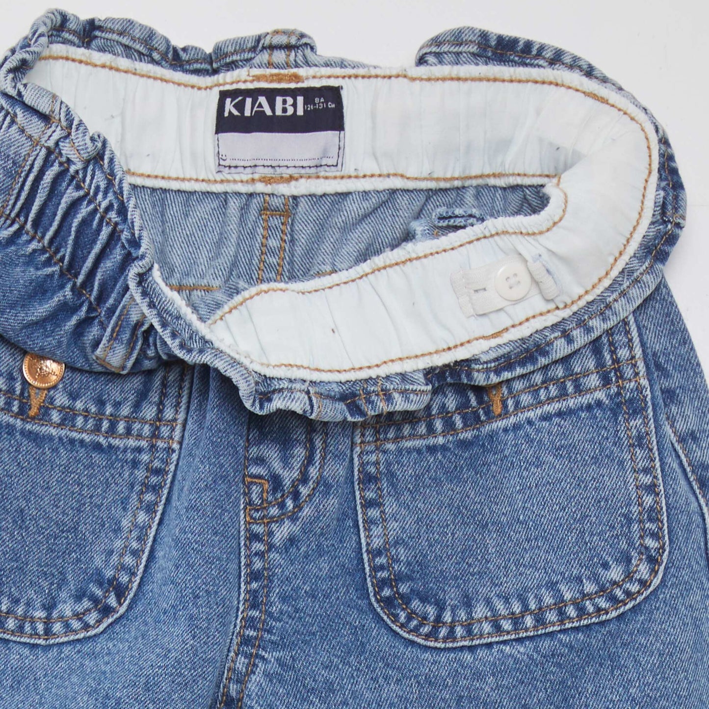 Jean mom fit AZUL