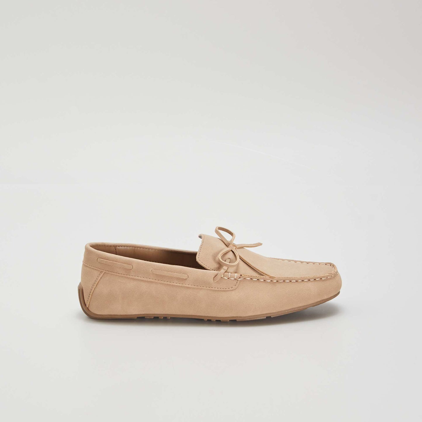 Mocasines sintéticos beige