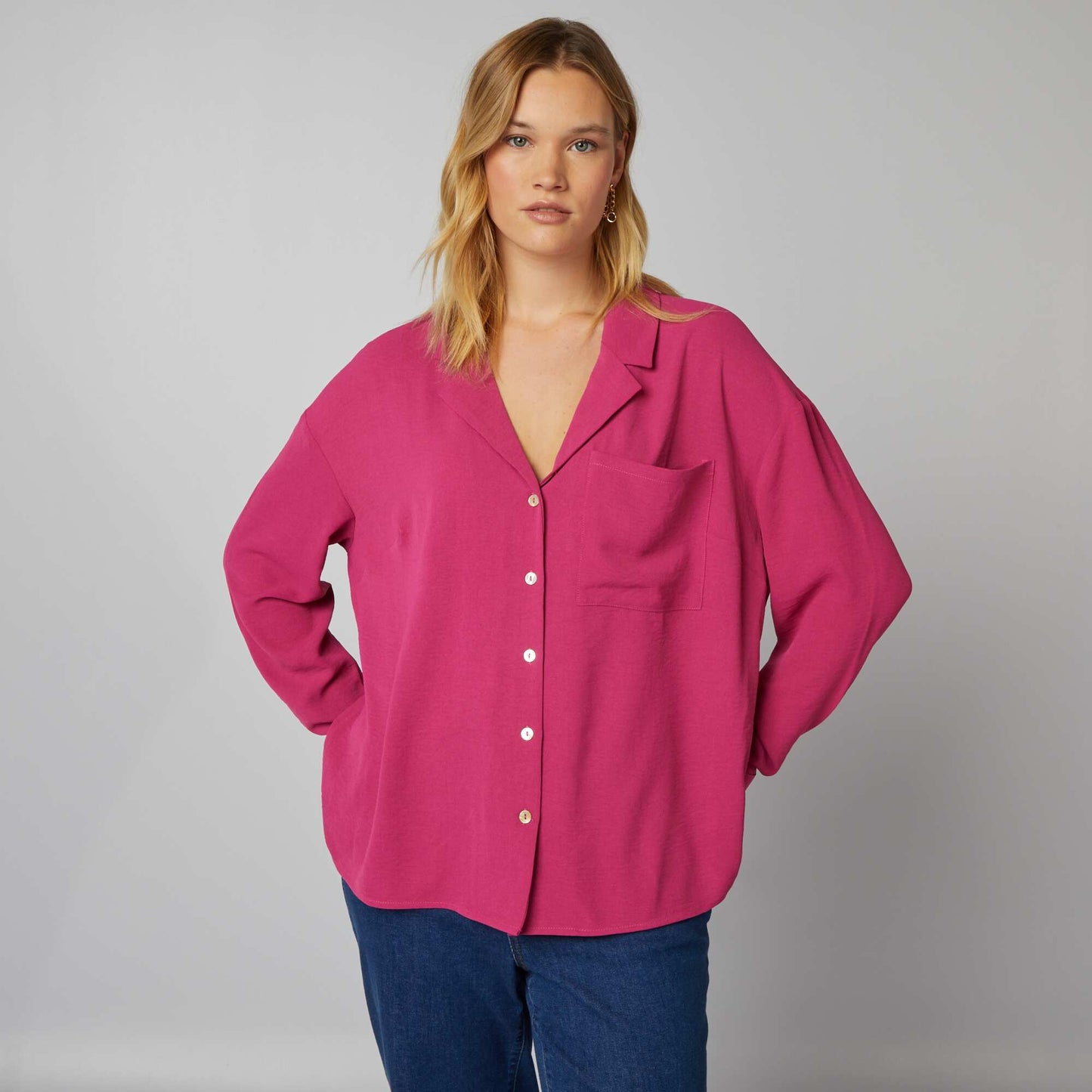 Blusa vaporosa ROSA