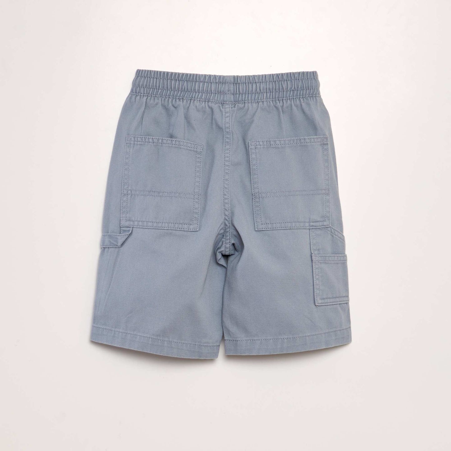 Short elástico tipo jean AZUL