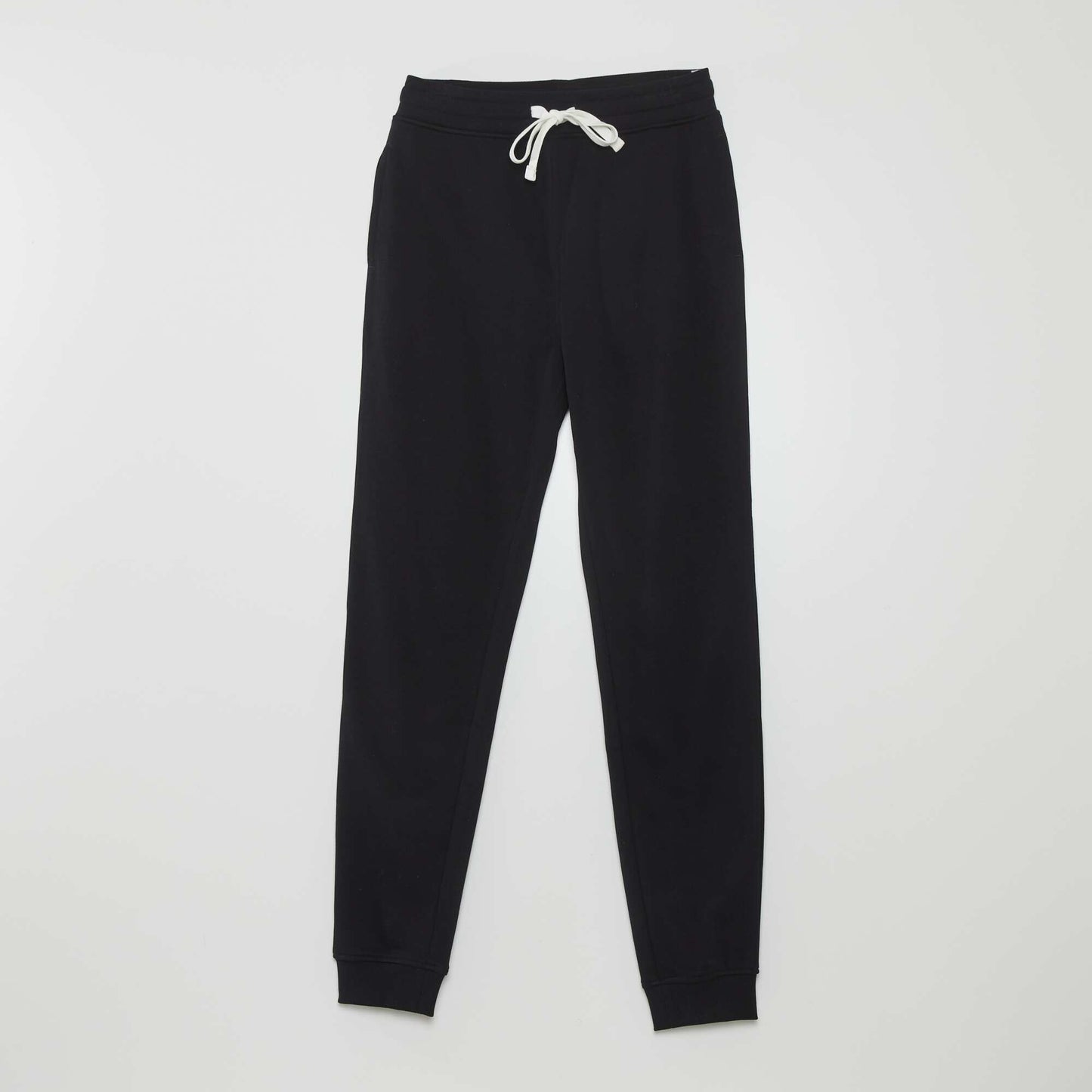 Pantalón de jogging de tejido de chándal negro