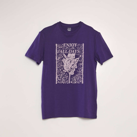 Camiseta estampada PURPURA