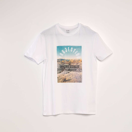 Camiseta estampada BLANCO