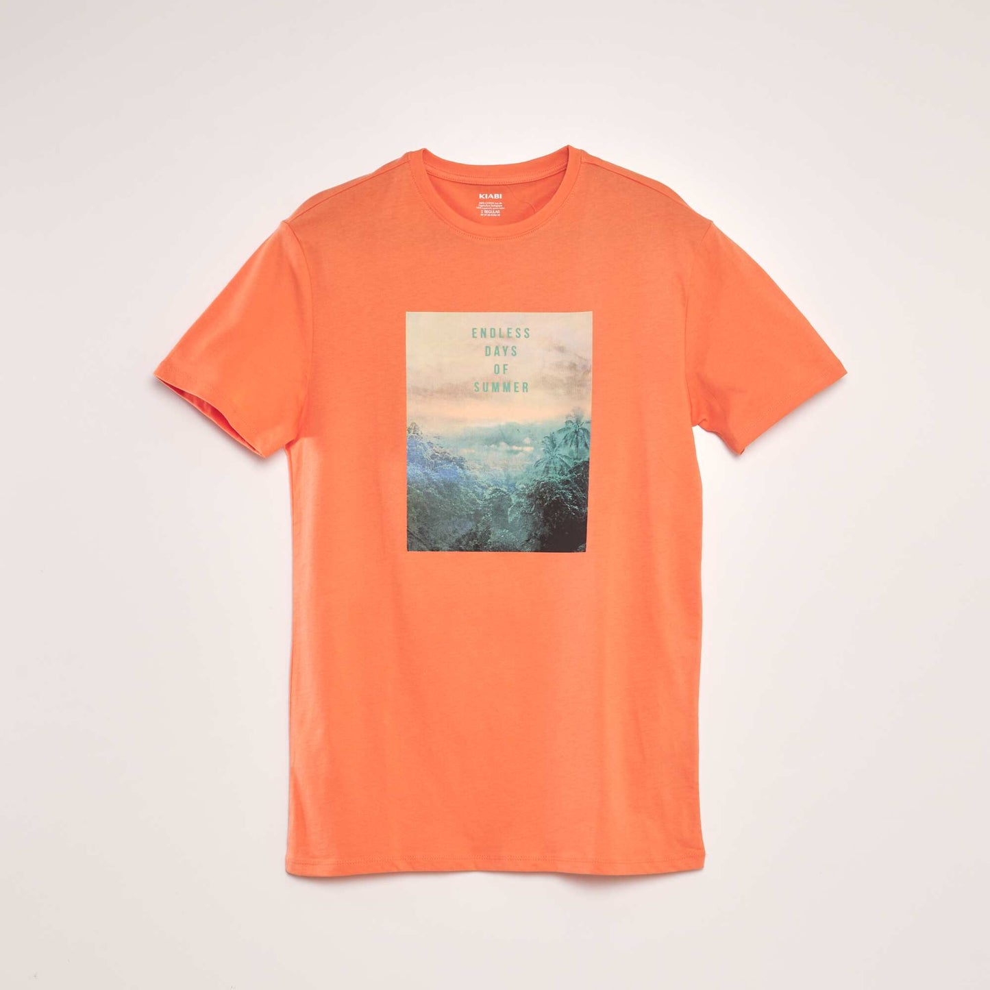 Camiseta estampada NARANJA