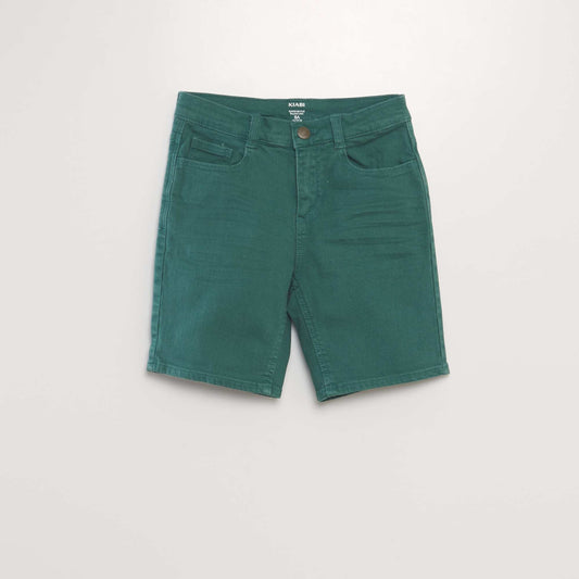 Bermudas vaqueras VERDE