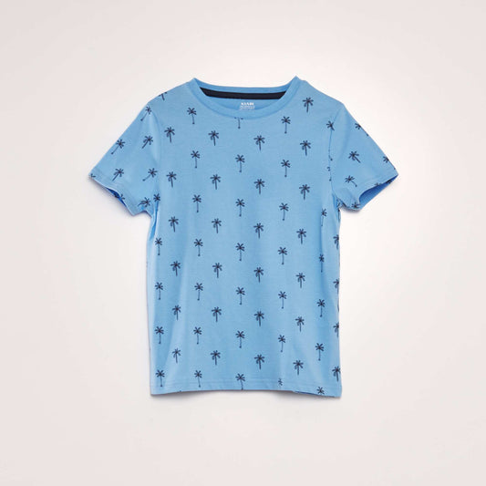 Camiseta estampada AZUL