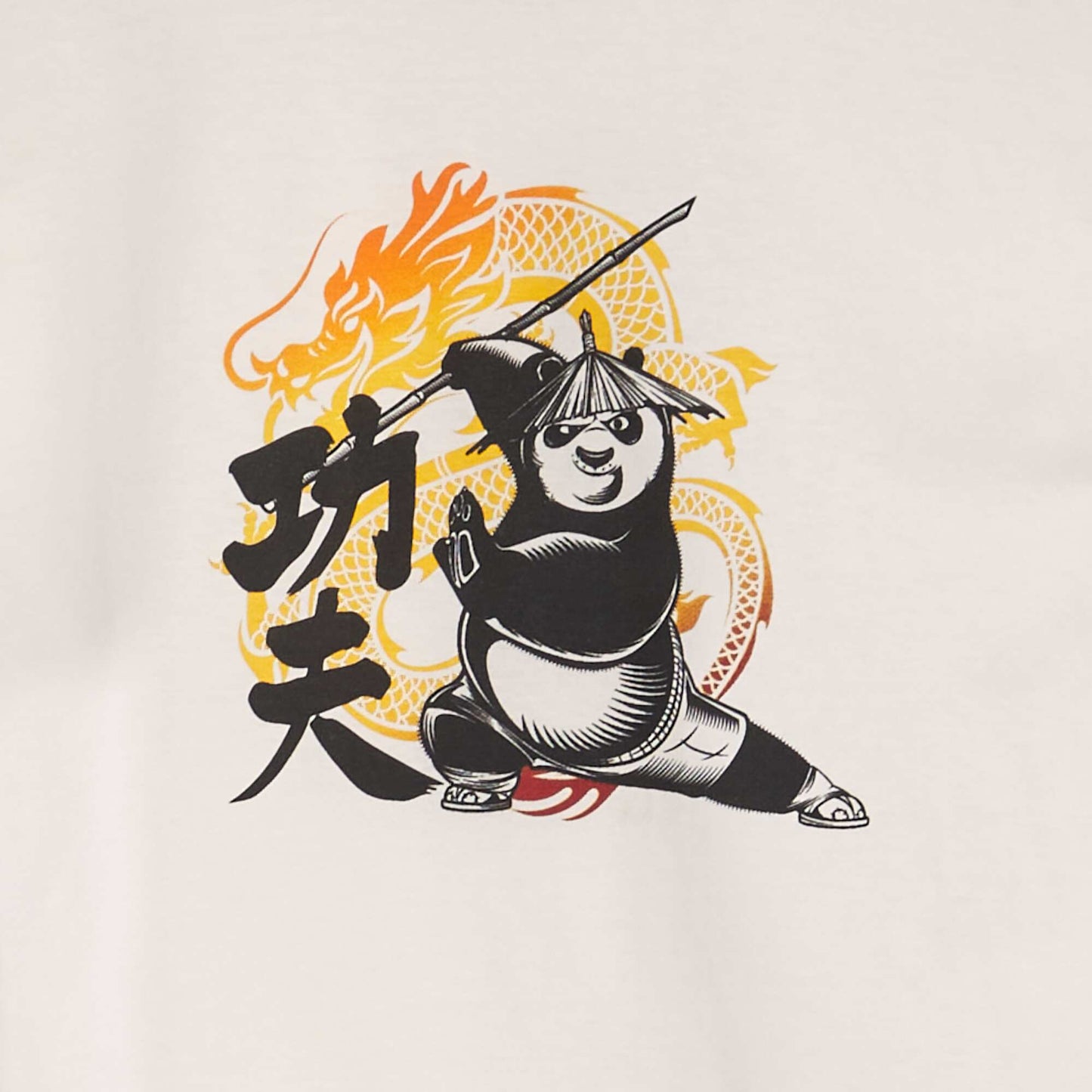 Camiseta Kung-Fu Panda' BLANCO