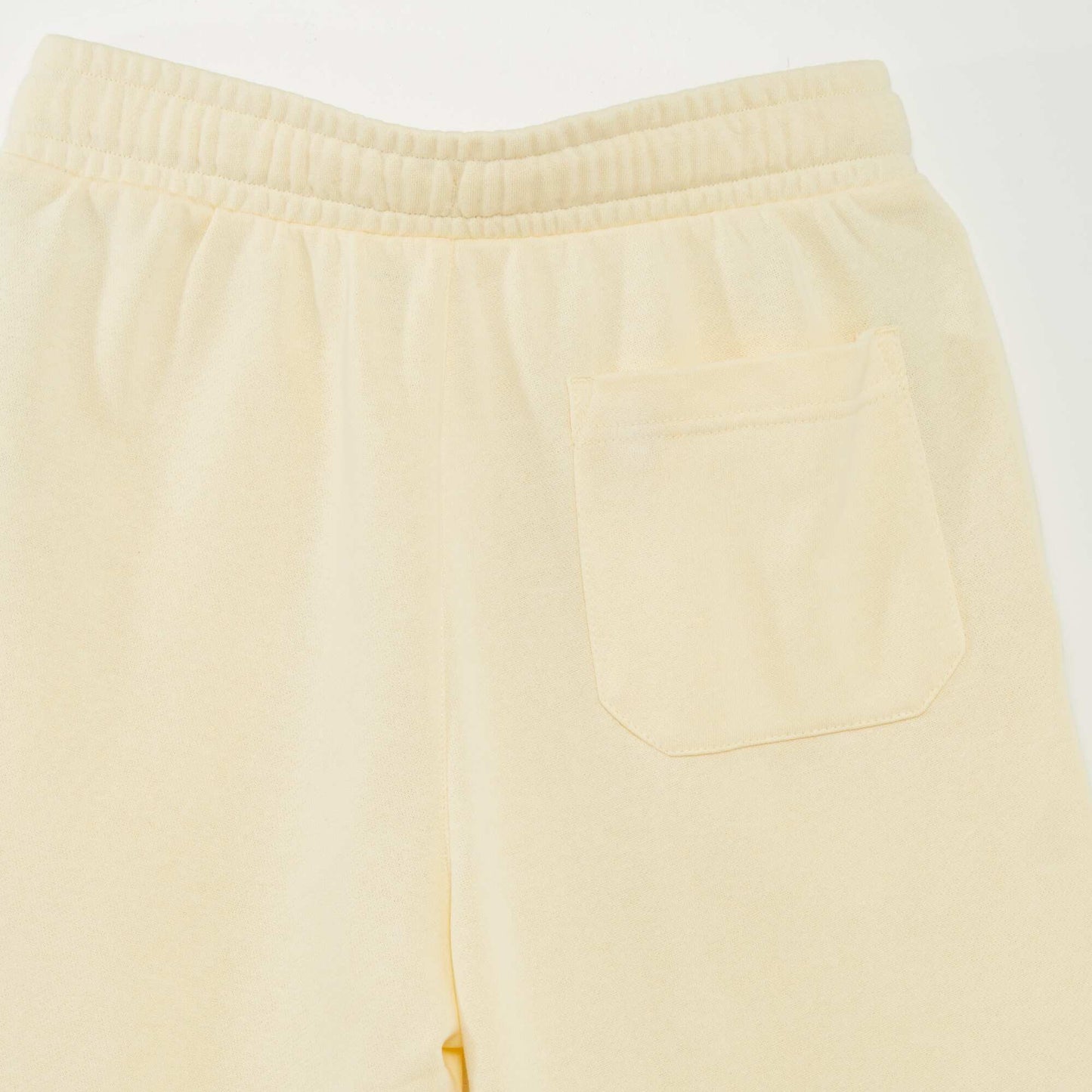 Pantalón corto ligero de chándal liso AMARILLO