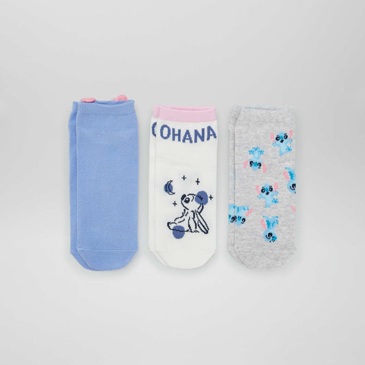 Pack de medias tobilleros 'Disney' - 3 pares AZUL