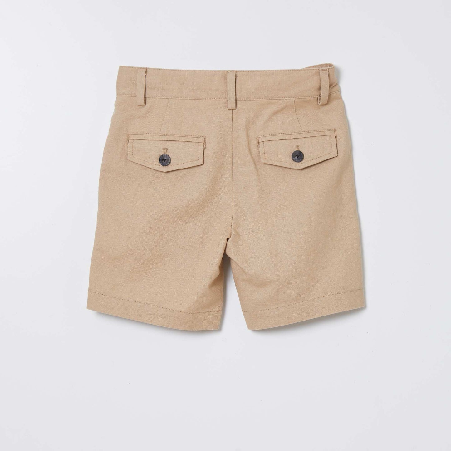 Bermudas tipo chino rectas BEIGE