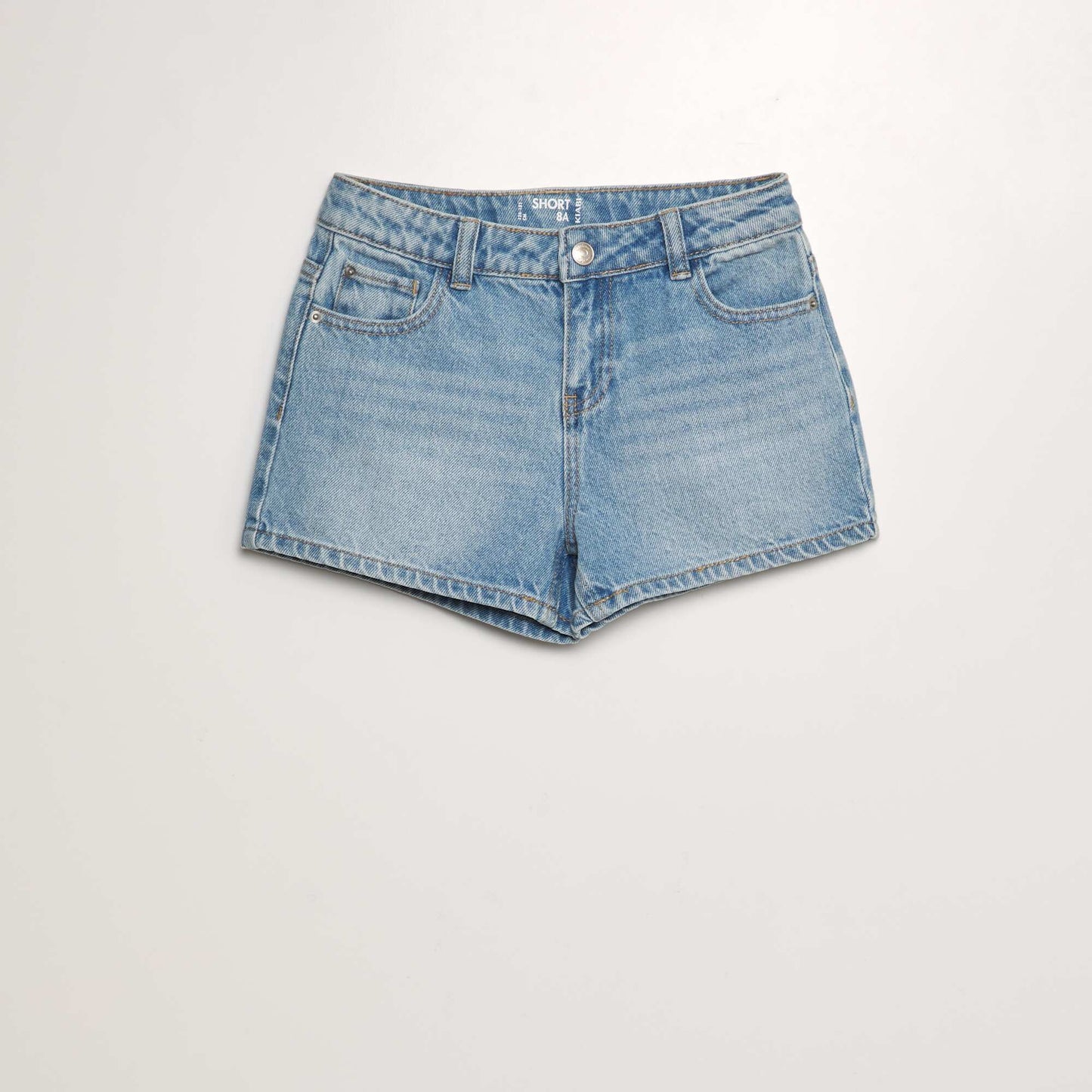 Short jean clásico AZUL