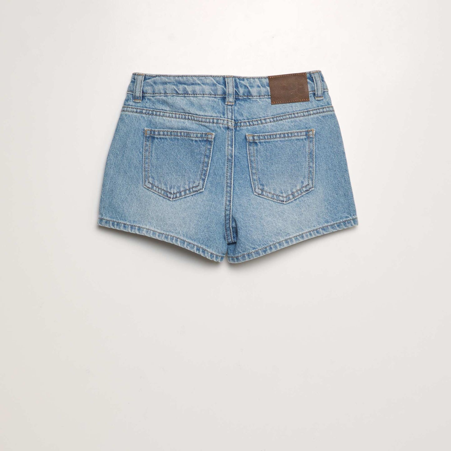 Short jean clásico AZUL