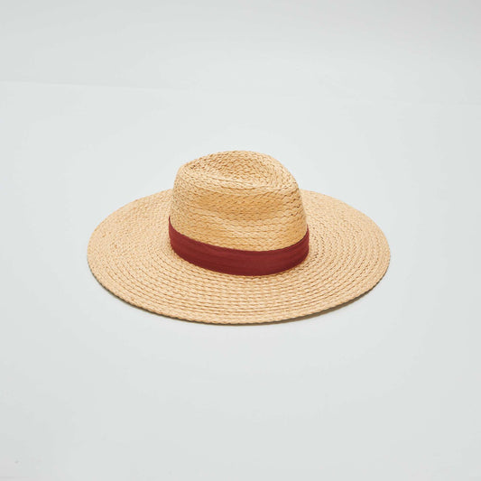 Sombrero de paja BEIGE