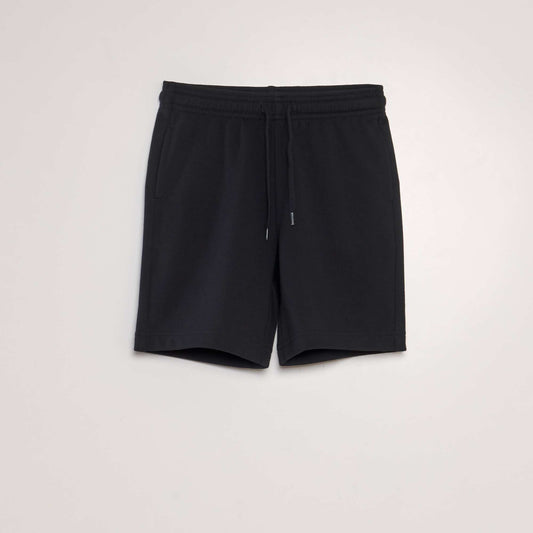 Bermudas de chándal negro