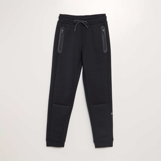 Pantalón de jogging de deporte de neopreno negro