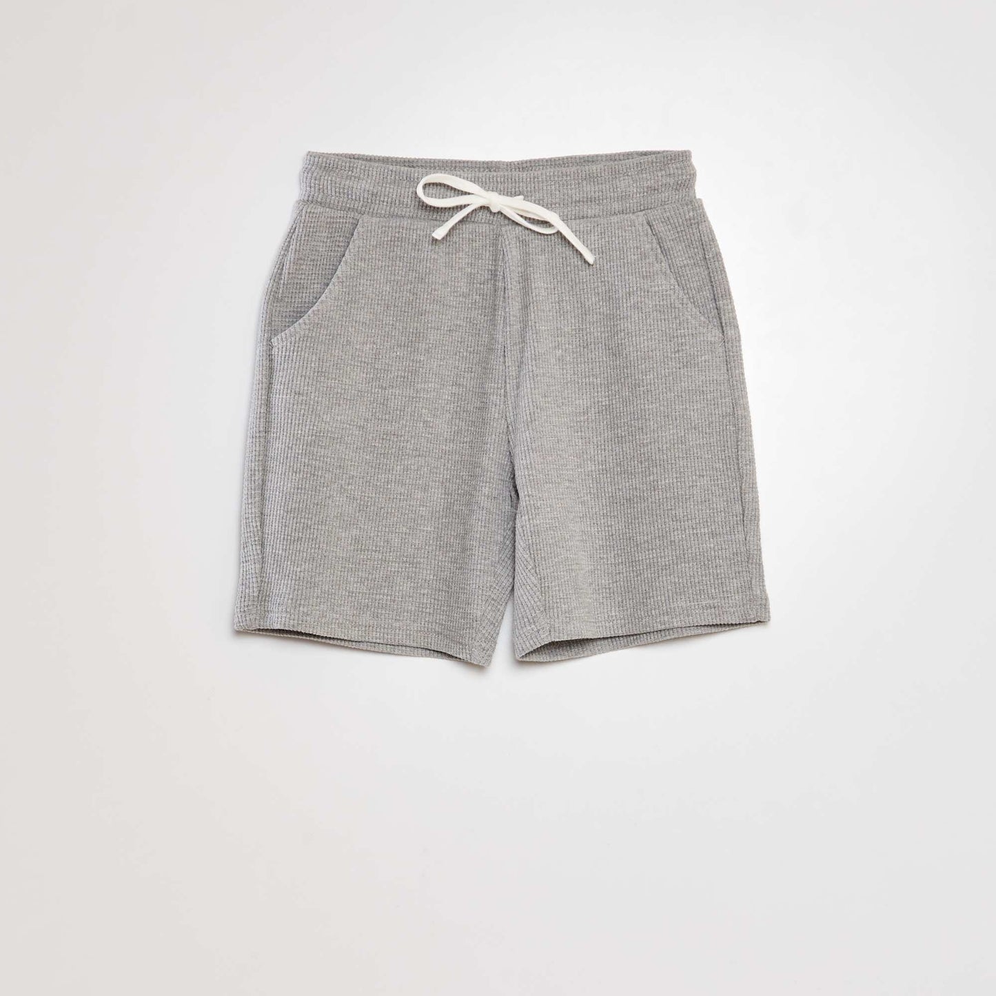 Short de nido de abeja GRIS