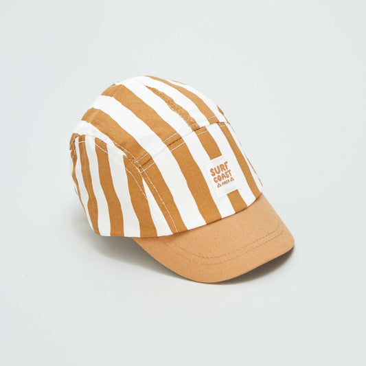 Gorra de tela MARRON