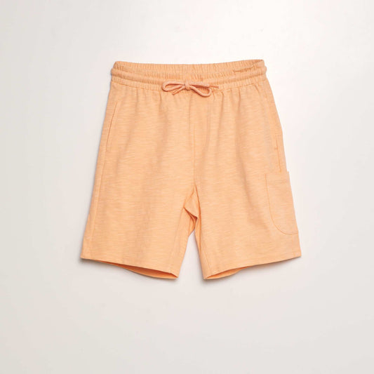 Short ligero jaspeado NARANJA