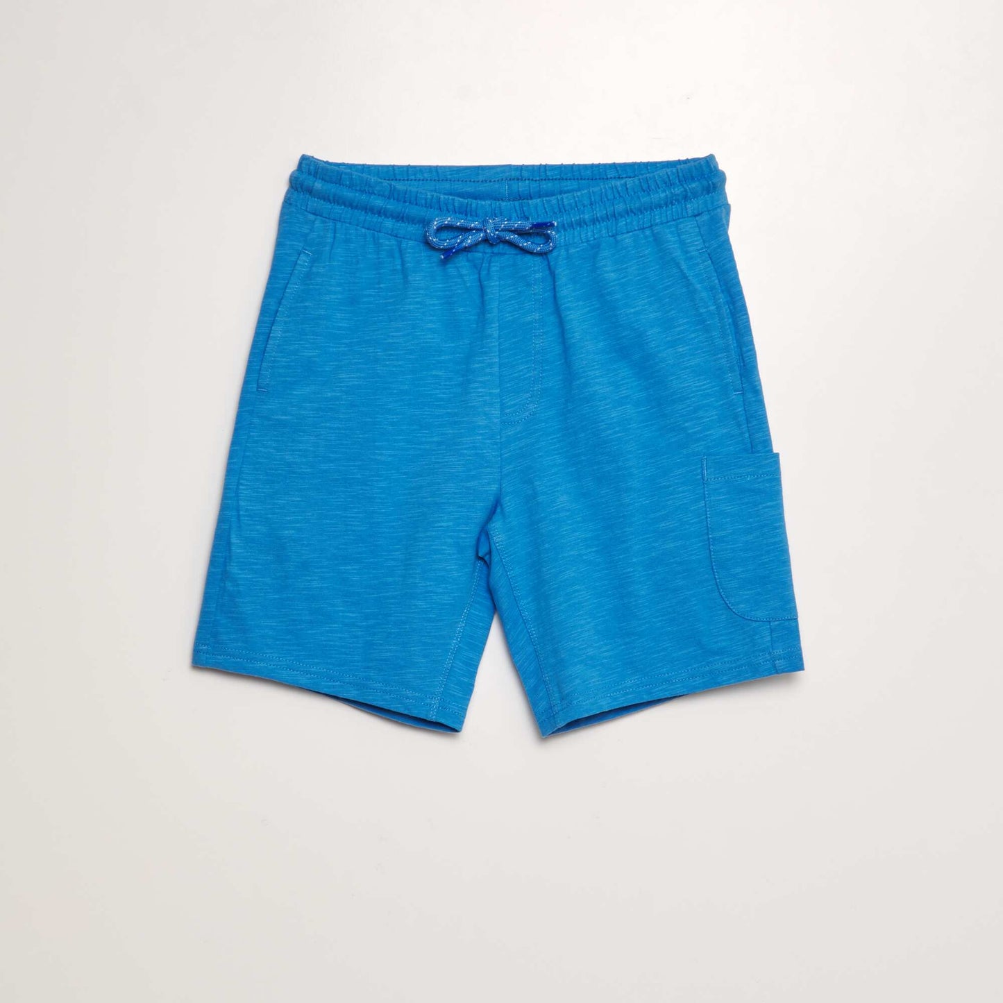 Short ligero jaspeado AZUL