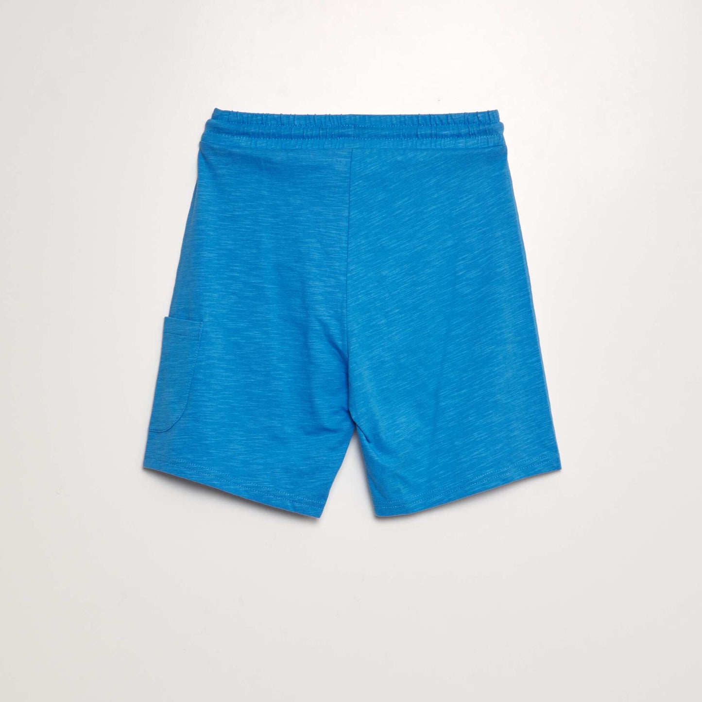 Short ligero jaspeado AZUL