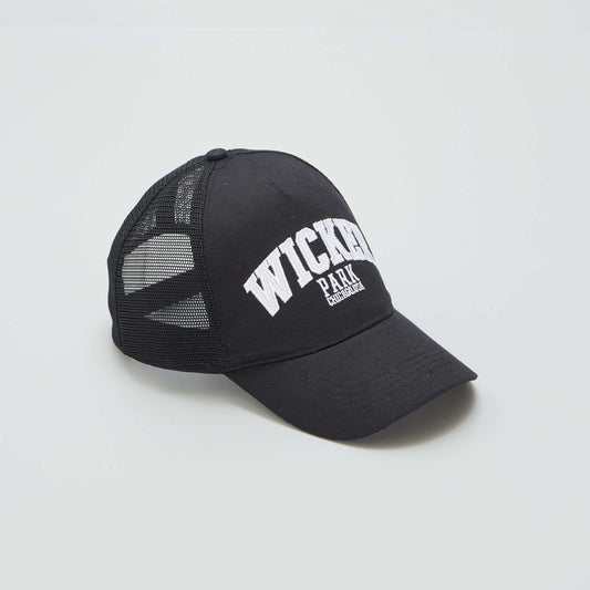 Gorra de tela NEGRO