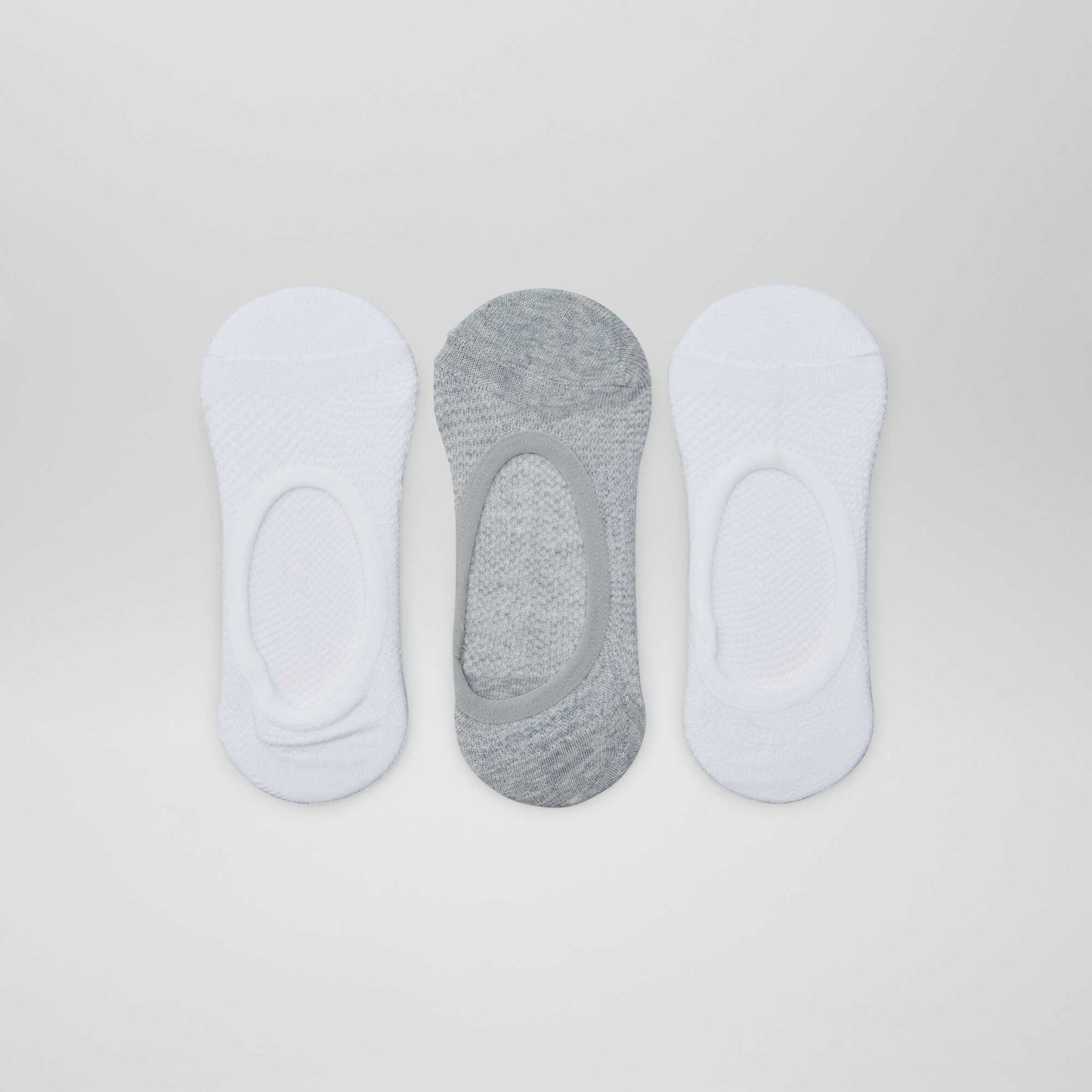 Pack de 3 medias tobilleros GRIS