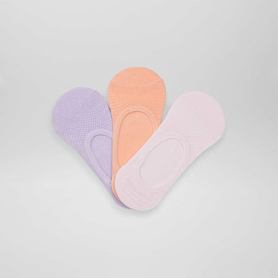 Pack de 3 medias tobilleros ROSA