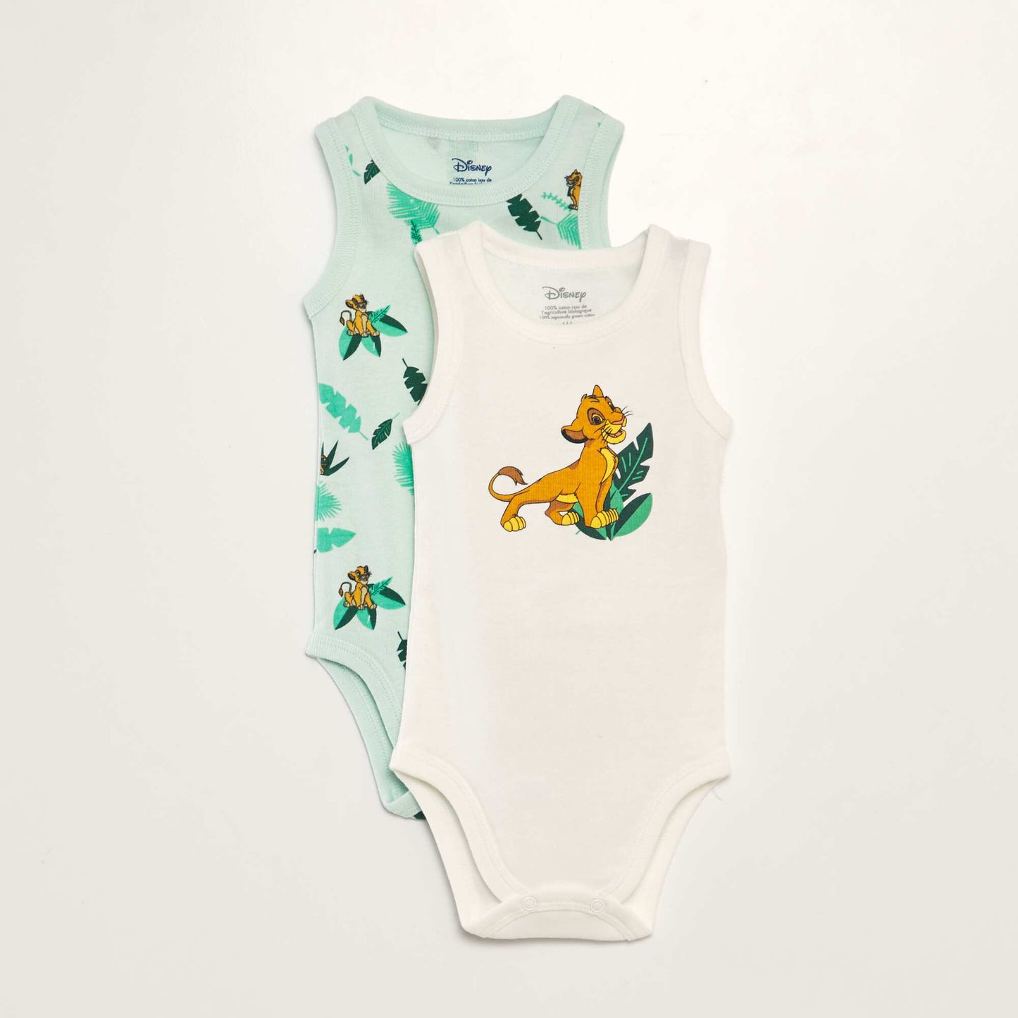 Pack de 2 bodies 'Disney' VERDE