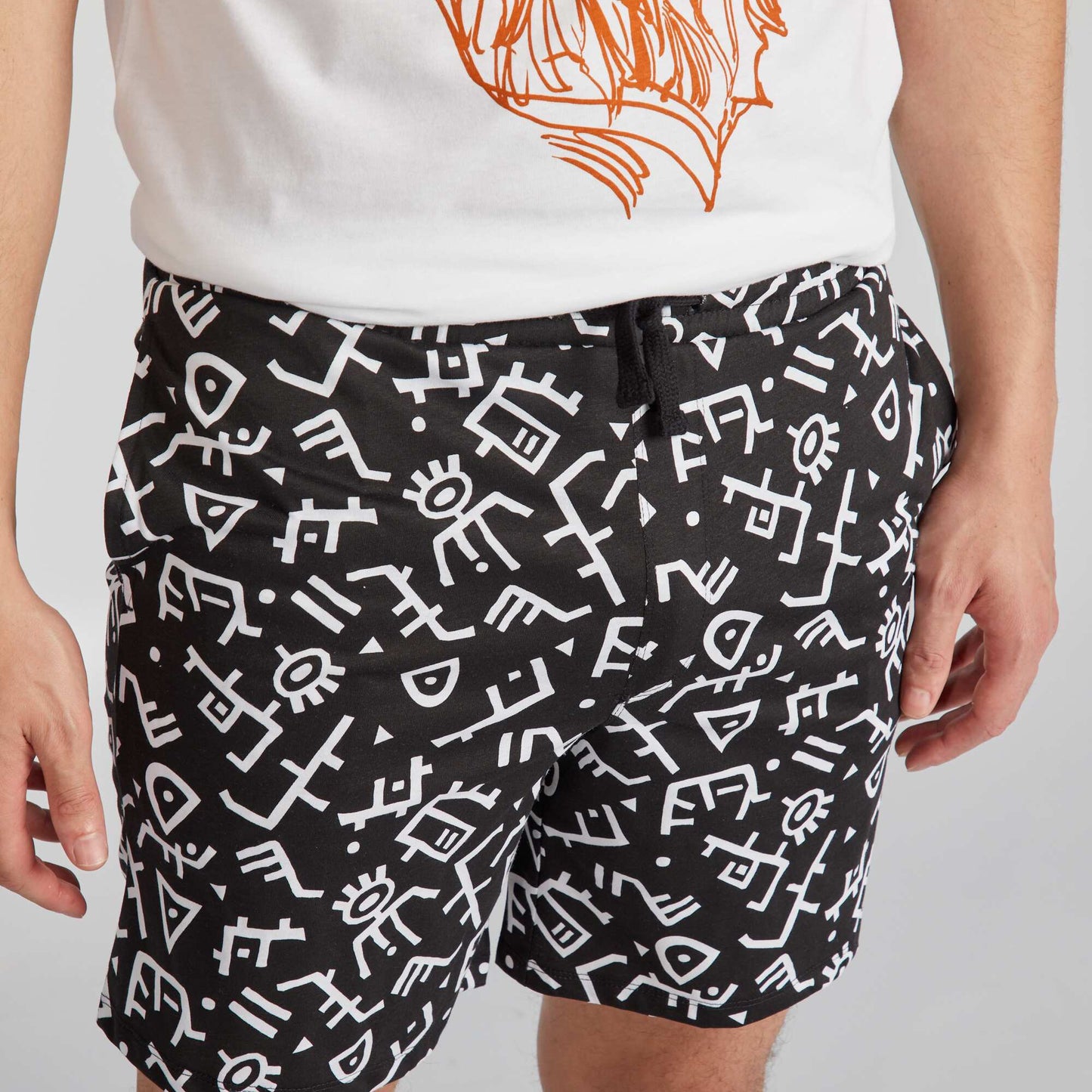 Conjunto de pijama corto 'El Rey León' 'Disney' NEGRO