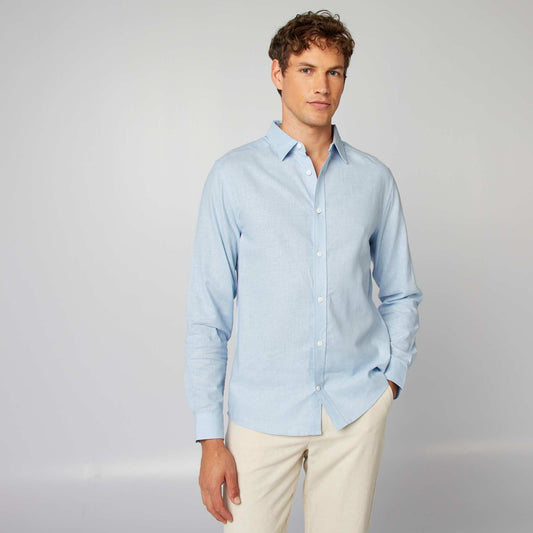 Camisa regular fit AZUL