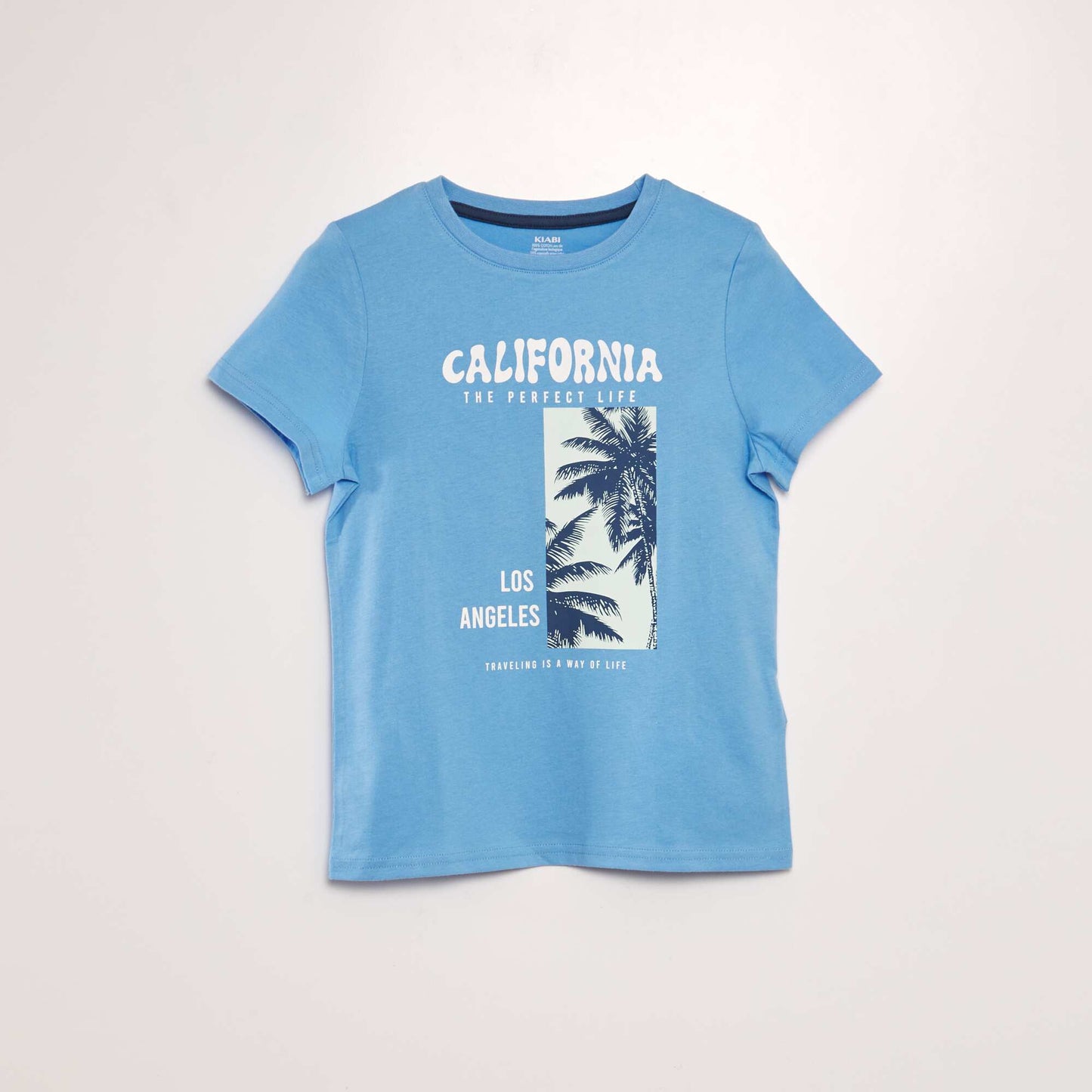 Camiseta estampada AZUL