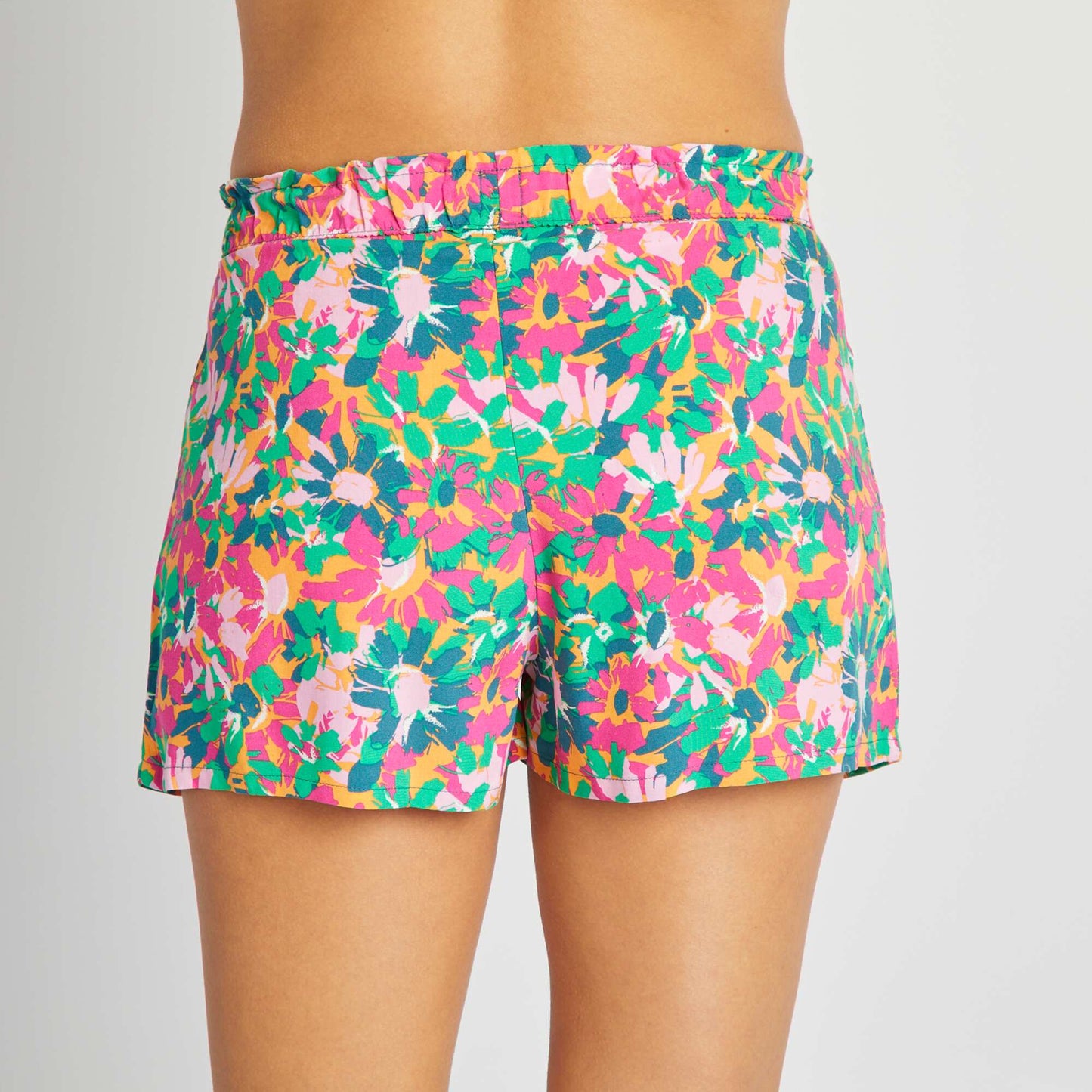 Short de pijama vaporoso NARANJA