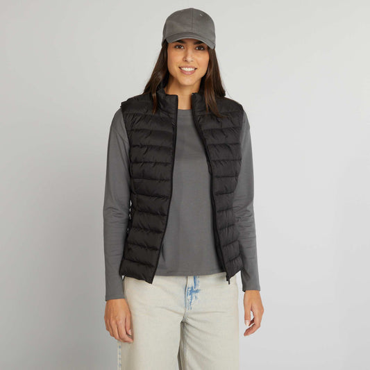 Chaleco anorak ligero NEGRO