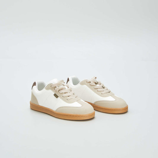 Zapatillas deportivas bajas beige