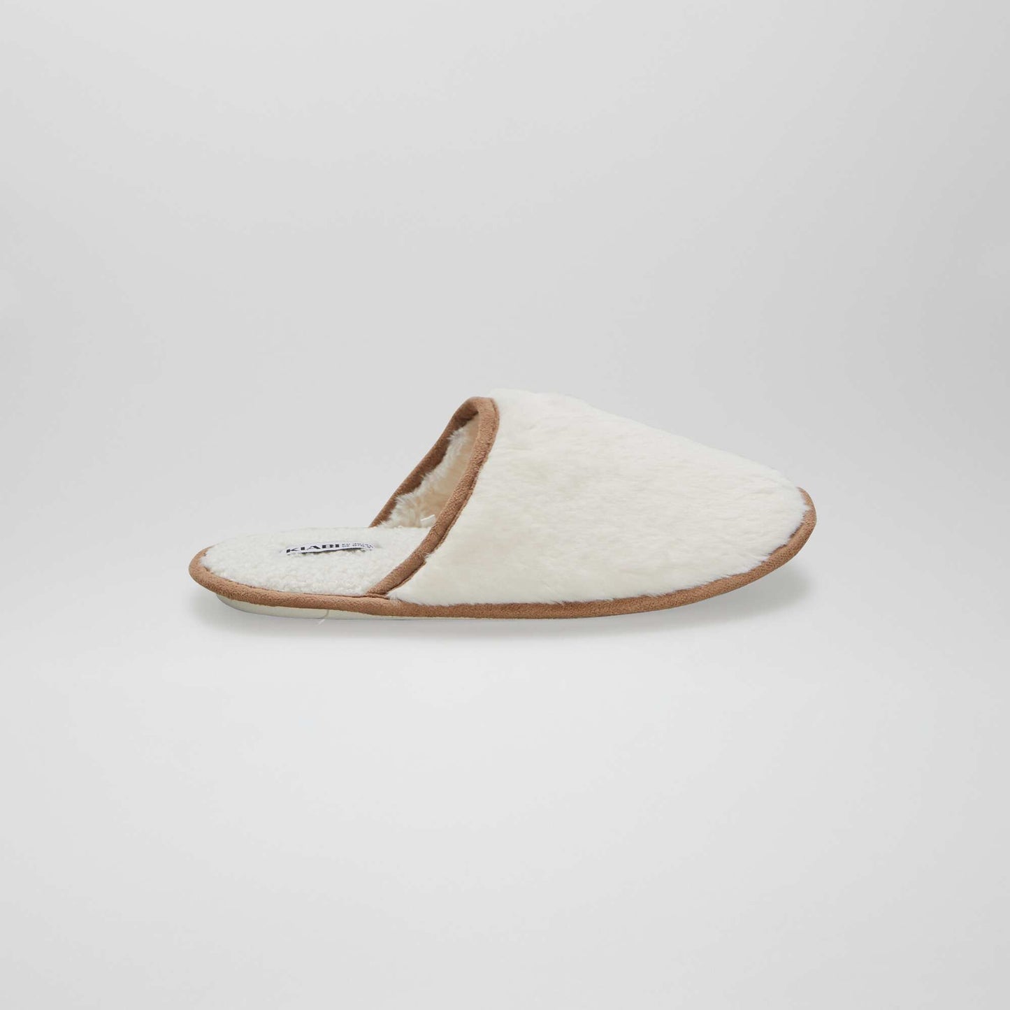 Zapatillas de casa tipo mules beige