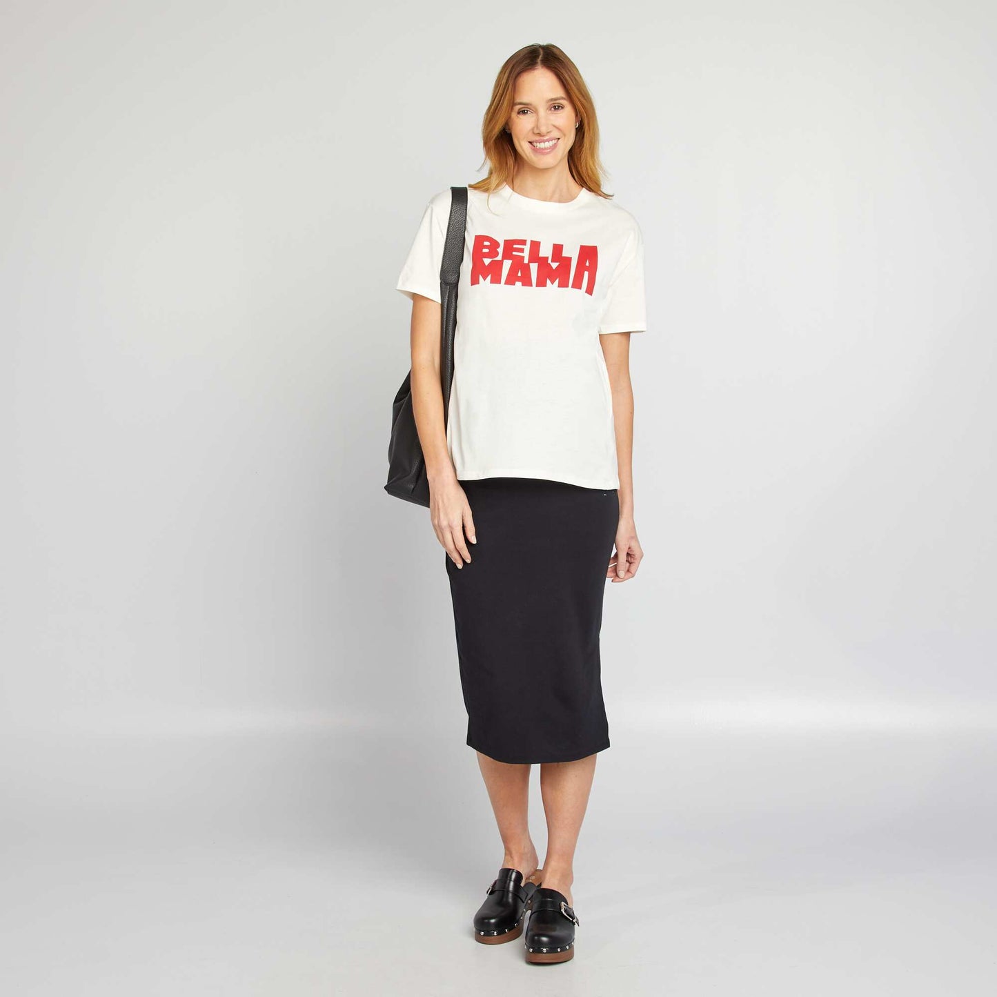 Camiseta lactancia con estampado BLANCO