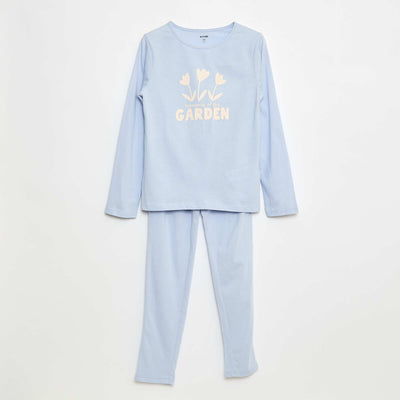 Conjunto pijama camiseta + pantalón - 2 piezas AZUL