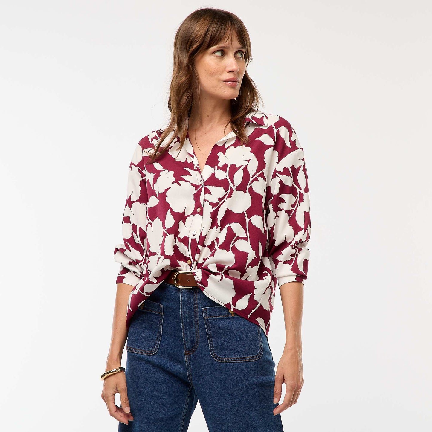 Blusa fluida ROJO