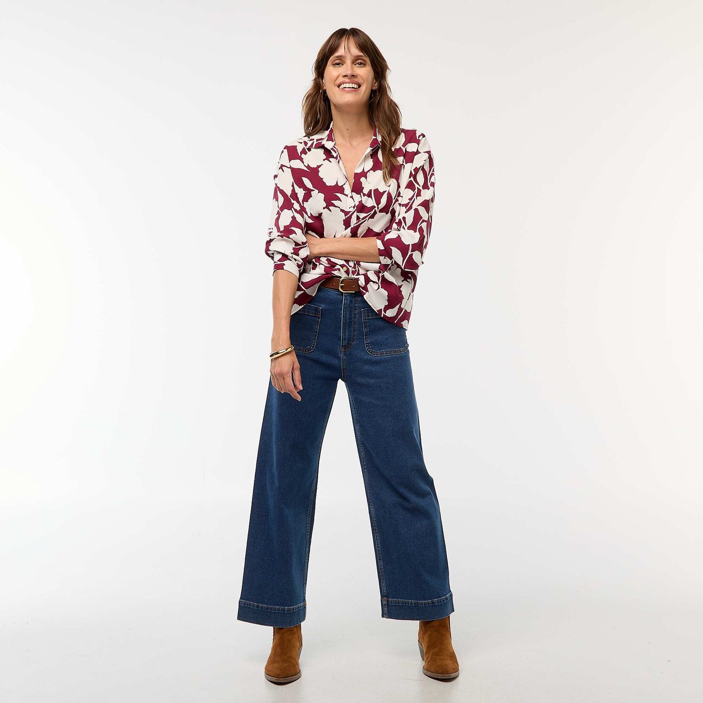 Blusa fluida ROJO