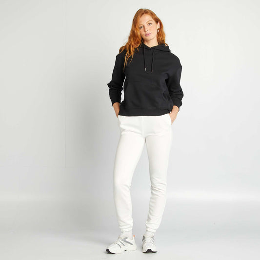 Pantalón de jogging liso fino BLANCO