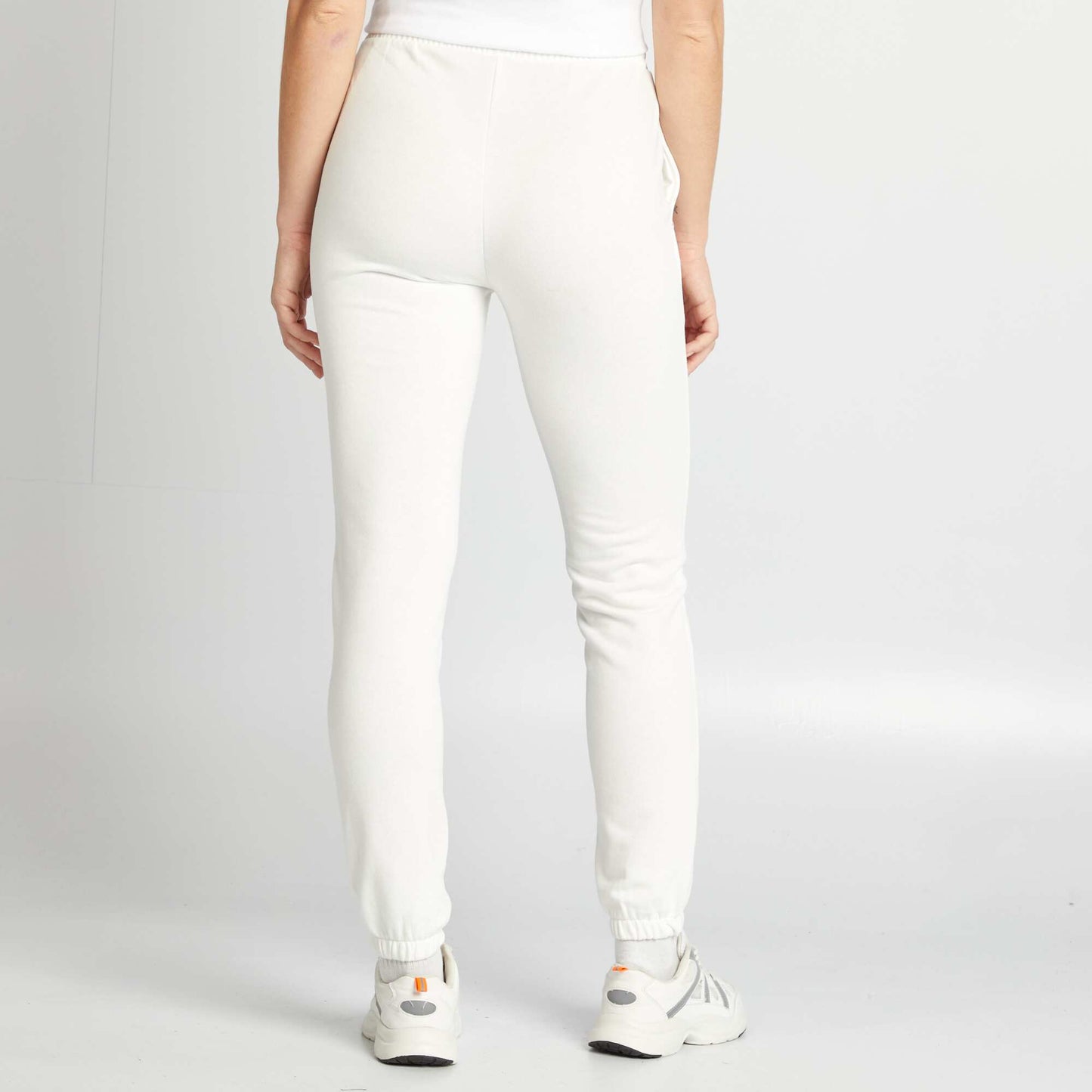 Pantalón de jogging liso fino BLANCO
