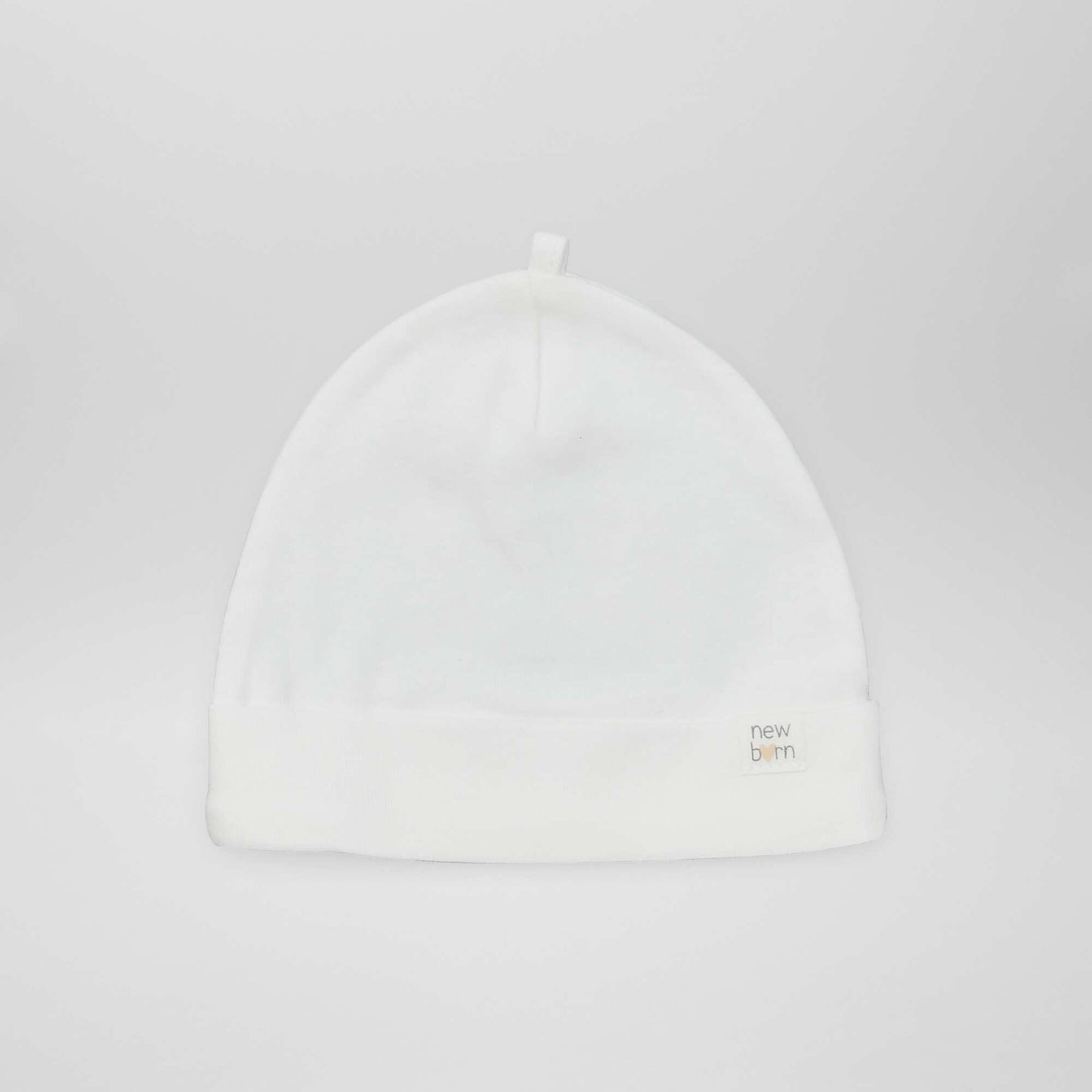 Pack de 2 gorros recién nacido BLANCO