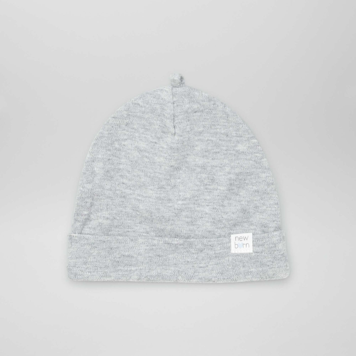 Pack de 2 gorros recién nacido GRIS