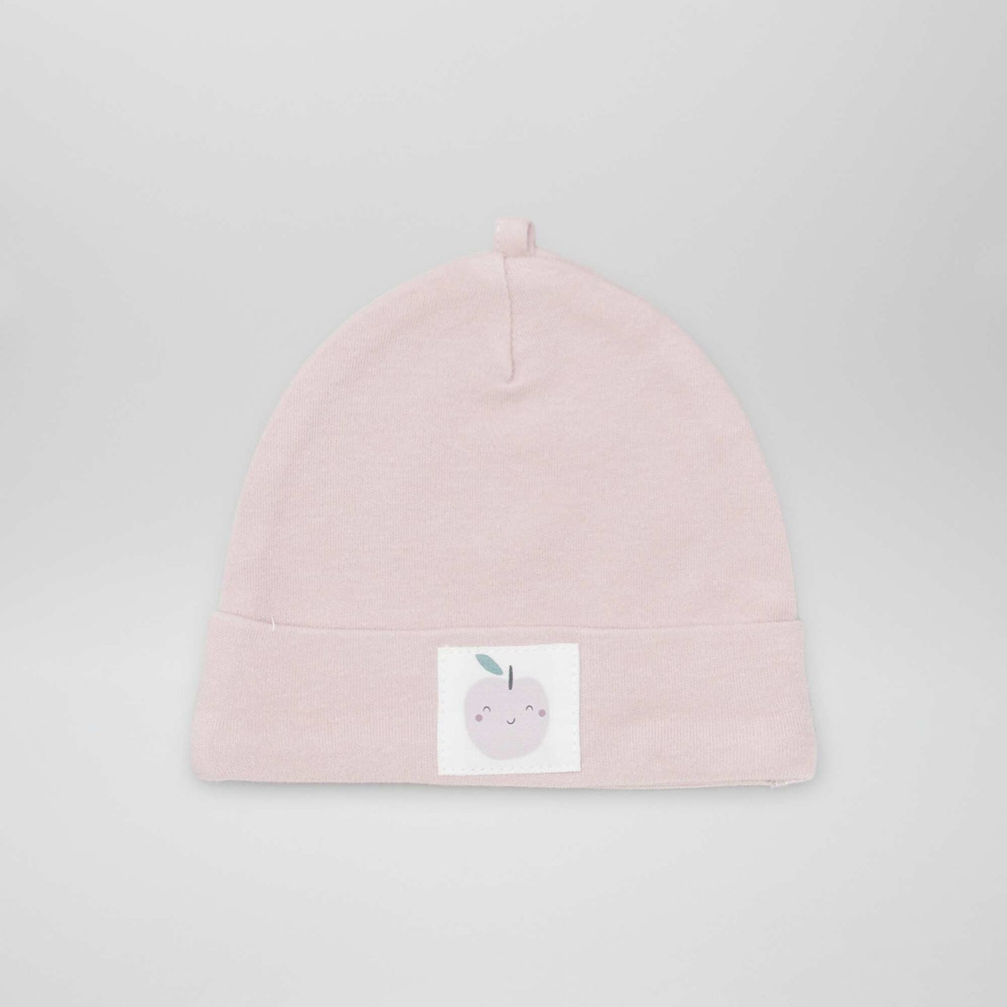 Pack de 2 gorros con parche BLANCO